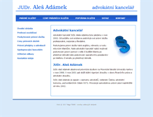 Tablet Screenshot of advokata.cz